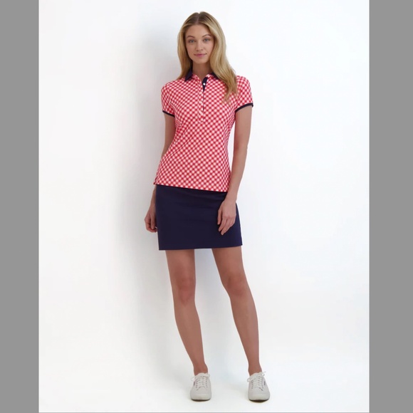 Fairway & Greene ESTI POLO Red White and Blue Size Small NWT - Picture 3 of 15